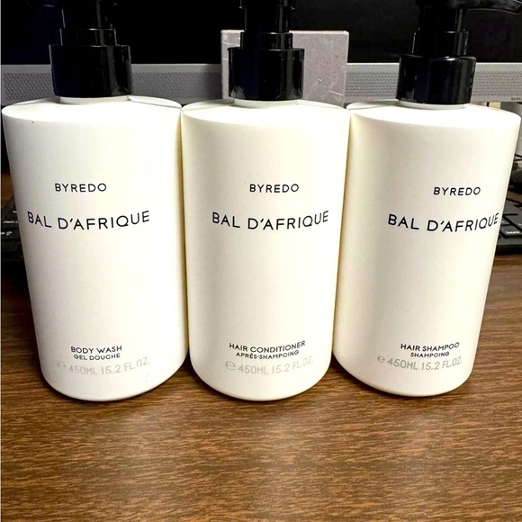 Byredo D'Afrique Shampoo - Conditioner - Body Wash Bundle Jumbo 450ml ***New*** - Picture 1 of 5